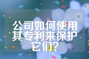 公司如何使用其專利來保護(hù)它們？